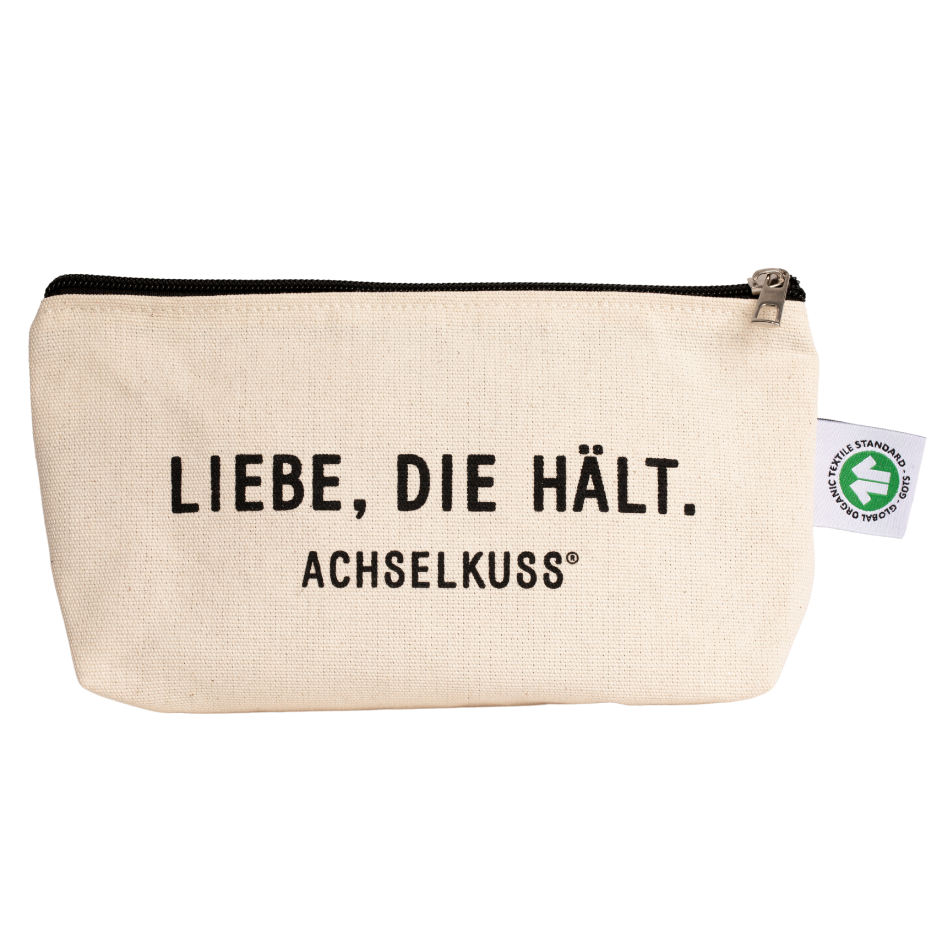 ACHSELKUSS Kosmetiktasche schwarz